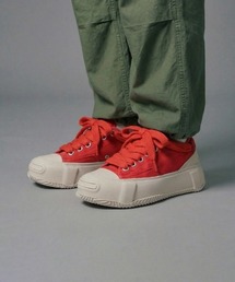 DISTORTION（ディストーション）の「ディストーション ブロック ロー DISTORTION BLOCK LOW Red/White DIS26F0012-RDWH（スニーカー）」