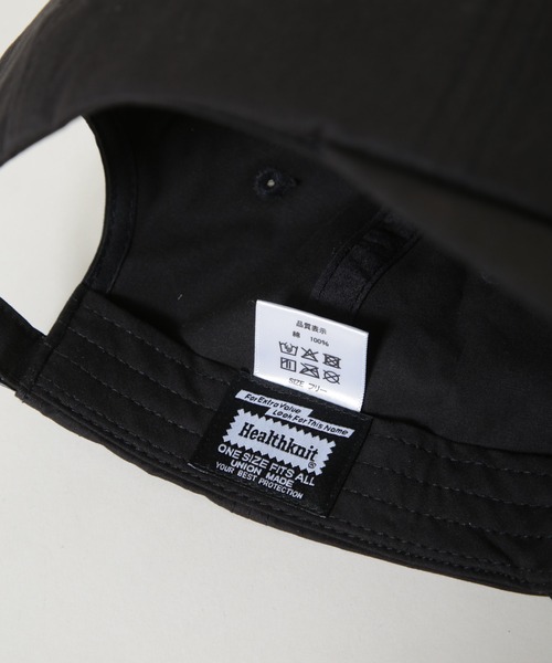 Healthknit（ヘルスニット）の「Healthknit/別注 ワンポイント刺繍ライトCAP（キャップ・メンズ・ベージュ/ブラック/チャコール・FREE）」の11枚目の写真