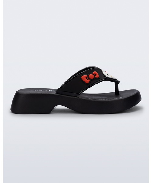 melissa(メリッサ)の「MELISSA FLATFORM + HELLO KITTY AD(サンダル・レディース・ブラック/ベージュ・37/38/39/35-36)」の3枚目の写真