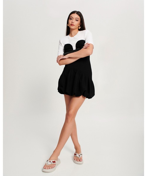 melissa(メリッサ)の「MELISSA FLATFORM + HELLO KITTY AD(サンダル・レディース・ブラック/ベージュ・37/38/39/35-36)」の10枚目の写真