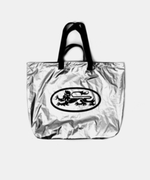 BADBLOOD（バッドブラッド）の「ミスティック 2 Way リバーシブルショッパーバッグ - シルバー/ブラック（ショルダーバッグ）」