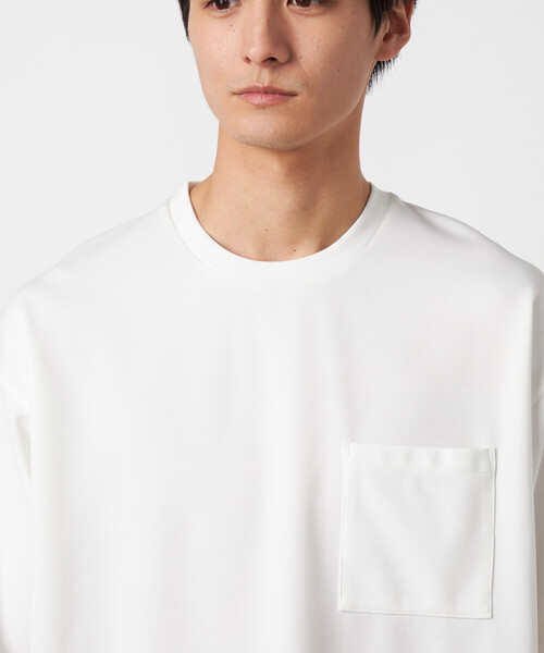 COMME CA ISM（コムサイズム）の「【吸水速乾】ストライプコンビTシャツ（Tシャツ/カットソー・メンズ・ブラック/ホワイト・LARGE/MEDIUM/X-LARGE）」の15枚目の写真