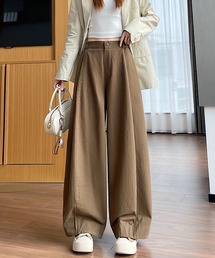 ボリューム ワイドパンツ