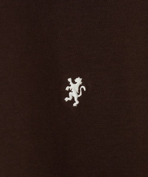 GYMPHLEX（ジムフレックス）の「[GYMPHLEX/ジムフレックス] ラインリブ ショートスリーブリンガーTシャツ（Tシャツ/カットソー・レディース・ブラウン/ネイビー/ベージュ・14）」の19枚目の写真