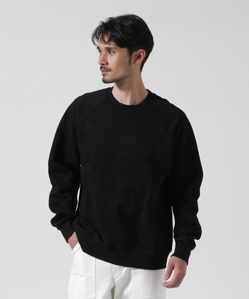 Nudie Jeans(ヌーディージーンズ)の「Nudie Jeans/ヌーディージーンズ/Palle/パレロゴ スウェットシャツ(スウェット・メンズ・ブラック/グレー・L/XL/M/S)」の3枚目の写真