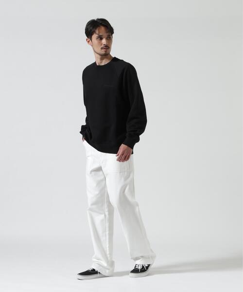 Nudie Jeans(ヌーディージーンズ)の「Nudie Jeans/ヌーディージーンズ/Palle/パレロゴ スウェットシャツ(スウェット・メンズ・ブラック/グレー・L/XL/M/S)」の4枚目の写真