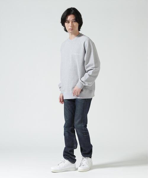 Nudie Jeans(ヌーディージーンズ)の「Nudie Jeans/ヌーディージーンズ/Palle/パレロゴ スウェットシャツ(スウェット・メンズ・ブラック/グレー・L/XL/M/S)」の8枚目の写真