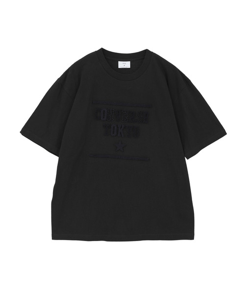 CONVERSE TOKYO(コンバーストウキョウ)の「SAGARA LOGO EMBROIDERY TEE(Tシャツ/カットソー・レディース・ホワイト/ブラック/カーキ・SMALL/MEDIUM)」の2枚目の写真