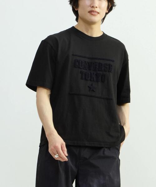 CONVERSE TOKYO(コンバーストウキョウ)の「SAGARA LOGO EMBROIDERY TEE(Tシャツ/カットソー・レディース・ホワイト/ブラック/カーキ・SMALL/MEDIUM)」の20枚目の写真