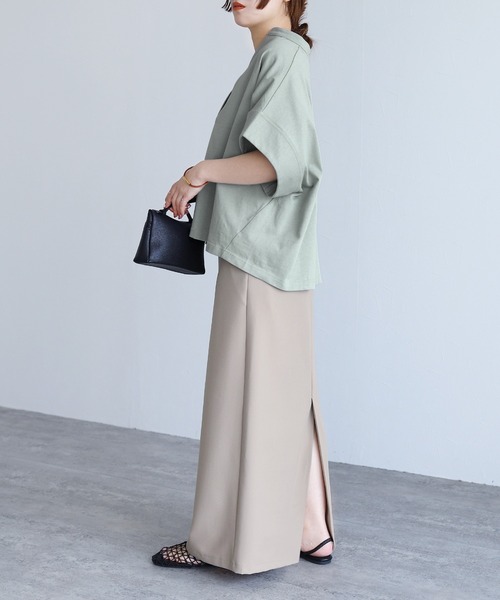 reca(レカ)の「スキッパーカットソー(Tシャツ/カットソー・レディース・ブラック/ホワイト・M)」の18枚目の写真