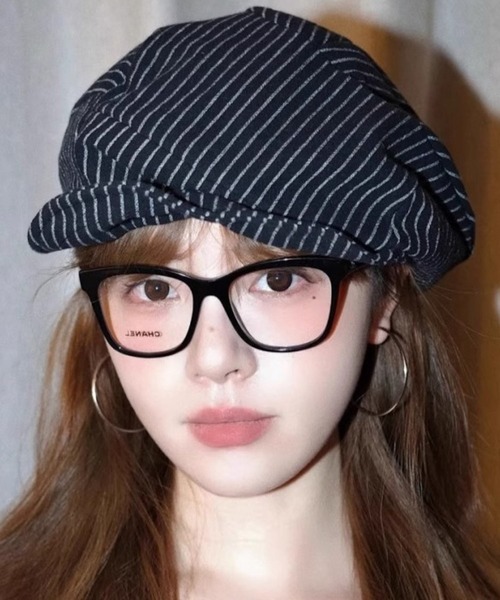 SORENA(ソレナ)の「レトロ可愛いキャスハンチング(キャスケット・レディース・グレー/オフホワイト/ブラック系その他/ブラック/ネイビー・FREE)」の13枚目の写真