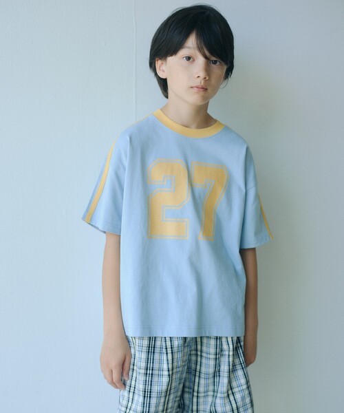 green label relaxing(グリーンレーベルリラクシング)の「チェック ハーフパンツ キッズ / 140cm―160cm(チノパンツ・キッズ・オフホワイト/ブラウン系・140cm/150cm/160cm)」の3枚目の写真