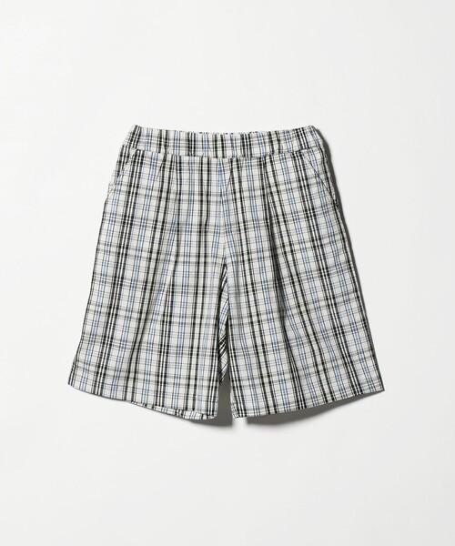 green label relaxing(グリーンレーベルリラクシング)の「チェック ハーフパンツ キッズ / 140cm―160cm(チノパンツ・キッズ・オフホワイト/ブラウン系・140cm/150cm/160cm)」の18枚目の写真