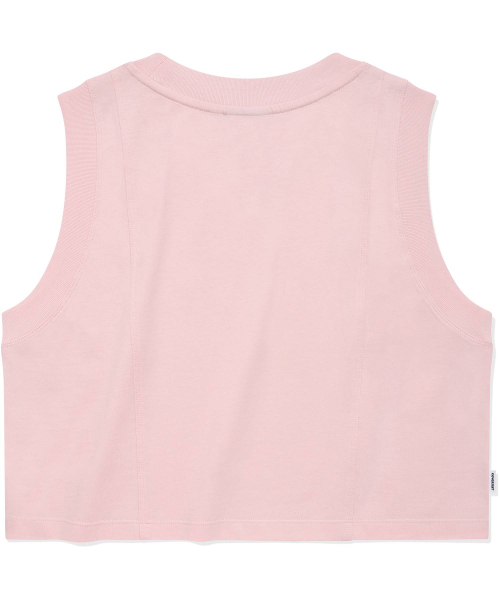 COVERNAT WOMAN（カバーナットウーマン）の「ウィメンズクロップリブスリーブレスピンク（Tシャツ/カットソー・レディース・その他・WM/WS）」の6枚目の写真