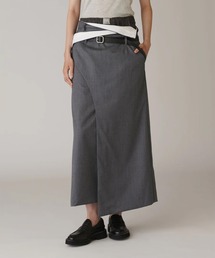 【INSCRIRE/アンスクリア】Wool Wrap Skirt/ウールラップスカート