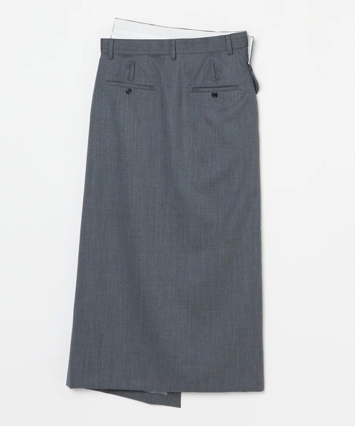 INSCRIRE（アンスクリア）の「【INSCRIRE/アンスクリア】Wool Wrap Skirt/ウールラップスカート（スカート・レディース・グレー・38/36）」の7枚目の写真