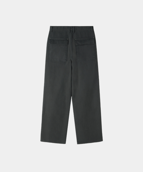 MAISON MINED（メゾンミネド）の「PIN-TUCK WASHED COTTON PANTS CHARCOAL（その他パンツ・メンズ・その他・SMALL/MEDIUM/LARGE）」の8枚目の写真