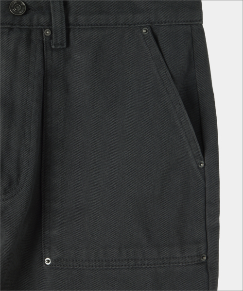 MAISON MINED（メゾンミネド）の「PIN-TUCK WASHED COTTON PANTS CHARCOAL（その他パンツ・メンズ・その他・SMALL/MEDIUM/LARGE）」の2枚目の写真