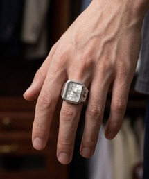 Burner（バーナー）の「【lux sea jewelry（ラックス・シー・ジュエリー）】時計指輪　ring watch lux-ring-9-6【RBTS】（リング）」