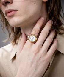 Burner（バーナー）の「【lux sea jewelry（ラックス・シー・ジュエリー）】時計指輪　ring watch lux-ring-9-6（リング）」