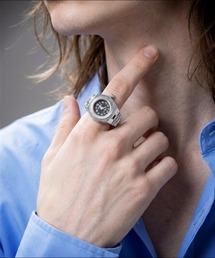 Burner（バーナー）の「【lux sea jewelry（ラックス・シー・ジュエリー）】時計指輪　ring watch lux-ring-9-6【RBTS】（リング）」
