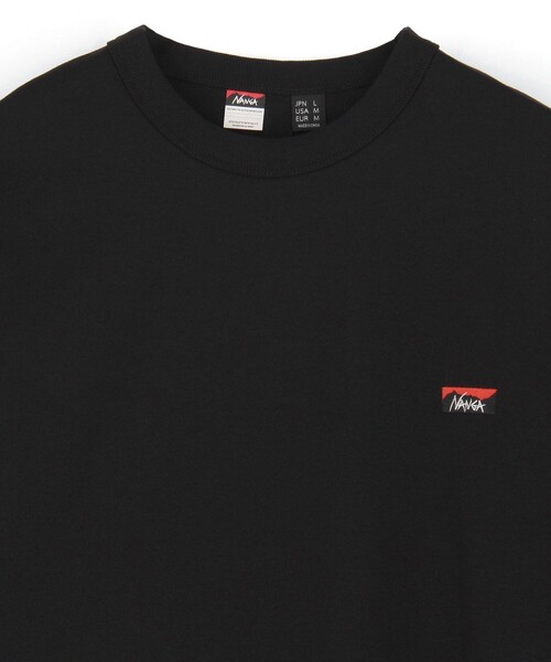 NANGA（ナンガ）の「NANGA/ナンガ エコハイブリッド ボックスロゴ エンブロイダリーTシャツ / ECO HYBRID BOX LOGO EMBROIDERY TEE（Tシャツ/カットソー・メンズ・グレー/ホワイト/ブラック/インディゴブルー・X-LARGE/MEDIUM/LARGE）」の11枚目の写真