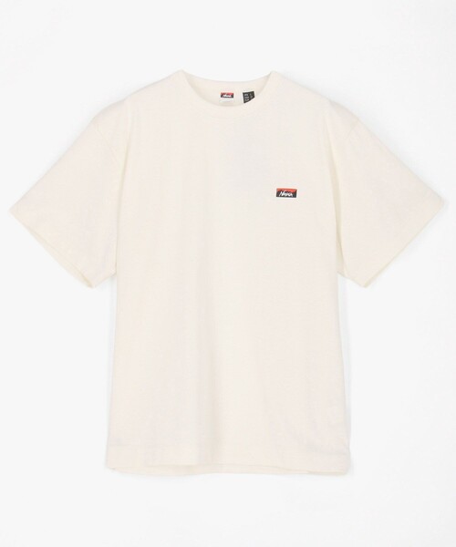 NANGA（ナンガ）の「NANGA/ナンガ エコハイブリッド ボックスロゴ エンブロイダリーTシャツ / ECO HYBRID BOX LOGO EMBROIDERY TEE（Tシャツ/カットソー・メンズ・グレー/ホワイト/ブラック/インディゴブルー・X-LARGE/MEDIUM/LARGE）」の7枚目の写真