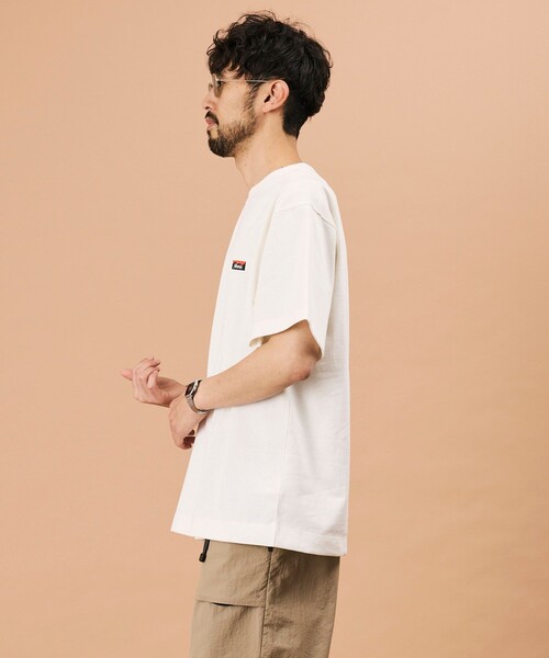 NANGA（ナンガ）の「NANGA/ナンガ エコハイブリッド ボックスロゴ エンブロイダリーTシャツ / ECO HYBRID BOX LOGO EMBROIDERY TEE（Tシャツ/カットソー・メンズ・グレー/ホワイト/ブラック/インディゴブルー・X-LARGE/MEDIUM/LARGE）」の17枚目の写真