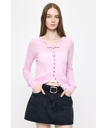 MOUSSY｜マウジーのカーディガン/ボレロ（ピンク/桃色系・ミドル丈