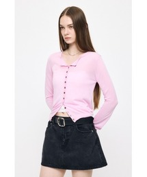 MOUSSY｜マウジーのカーディガン/ボレロ（ピンク/桃色系）通販 - ZOZOTOWN