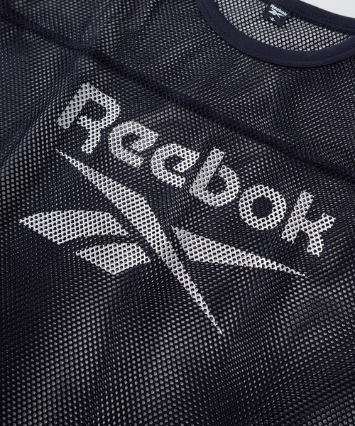 Reebok（リーボック）の「【77】【Reebok／リーボック】ブランドロゴ メッシュ Tシャツ（Tシャツ/カットソー・メンズ・グレー/ネイビー/ブラック・L/M）」の7枚目の写真