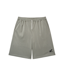 Mesh Bermuda Shorts Light Gray