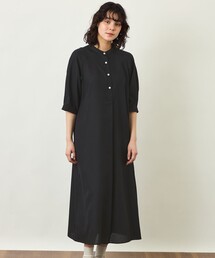 バイカラーフラワープリントワンピース（ワンピース）｜MACKINTOSH