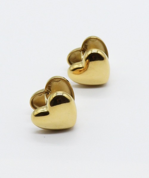 Bilan(ビラン)の「( 金属アレルギー軽減 サージカルステンレス ) ボリュームハートピアス / 【 BILAN 】 Volume Heart Pierce(ピアス(両耳用)・レディース・シルバー/ゴールド・FREE)」の7枚目の写真