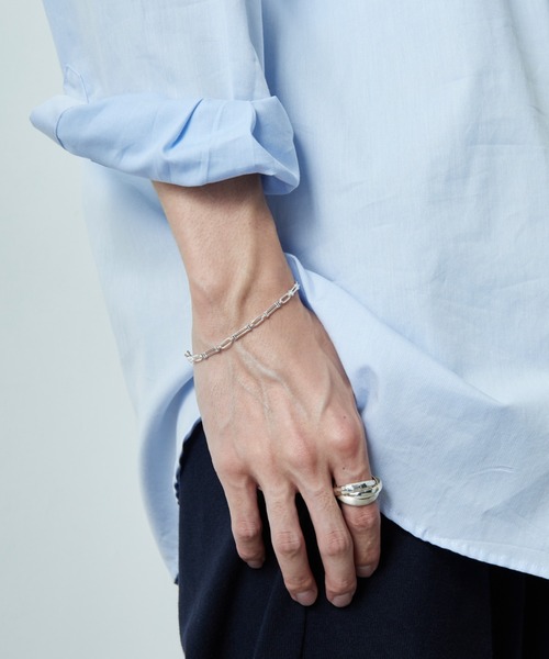 XOLO（ショロ）の「【WEB先行予約】[XOLO JEWELRY/ショロジュエリー] LANTERN LINK シルバーブレスレット 3MM（ブレスレット・メンズ・シルバー・19）」の4枚目の写真