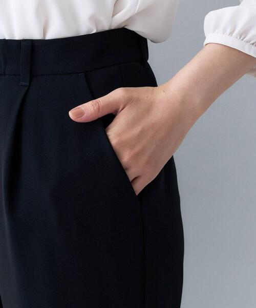 UNTITLED(アンタイトル)の「【仕事着スーツ/後ろウエストゴム】テーパードパンツ(その他パンツ・レディース・ネイビー/ブラック/ネイビー系5・00/01/02/03/04/42/44/46/48/50)」の9枚目の写真
