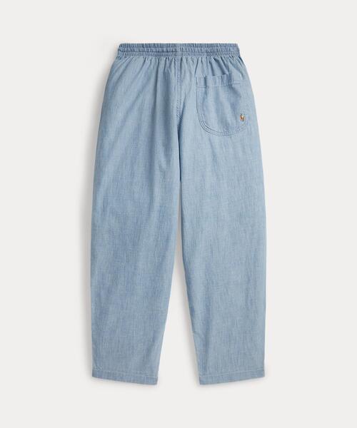 POLO RALPH LAUREN CHILDRENSWEAR(ポロ ラルフ ローレン チルドレンズウェア)の「ビッグ フィット コットン シャンブレー パンツ(その他パンツ・キッズ・ブルー系5・12/16/8)」の4枚目の写真