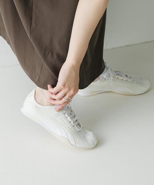 PUMA(プーマ)の「PUMA H-STREET(スニーカー・レディース・アイボリー・24.5/24/23.5/25)」の2枚目の写真