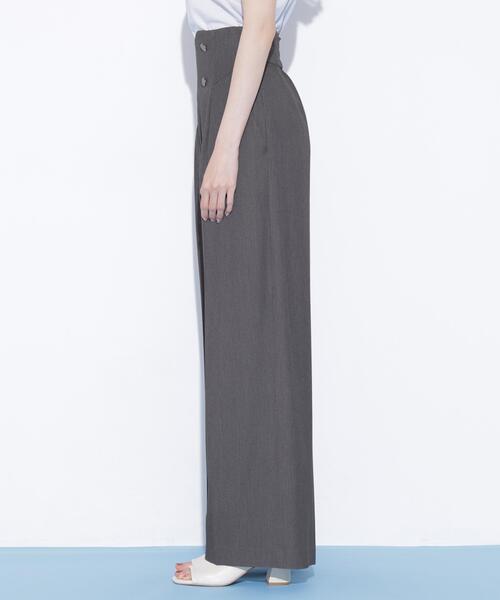 JILL by JILL STUART（ジルバイジルスチュアート）の「ビスチェディティールワイドパンツ（その他パンツ・レディース・ネイビー/グレー・MEDIUM/SMALL）」の21枚目の写真