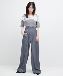 ビスチェディティールワイドパンツ