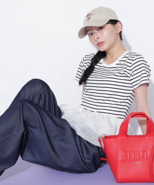 JILL by JILL STUART（ジルバイジルスチュアート）の「ビスチェディティールワイドパンツ（その他パンツ・レディース・ネイビー/グレー・MEDIUM/SMALL）」の13枚目の写真
