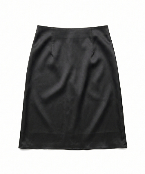 REORG(リオルグ)の「GIR SATIN MIDI SKIRT BLACK(スカート・レディース・その他・MEDIUM/LARGE/SMALL)」の4枚目の写真