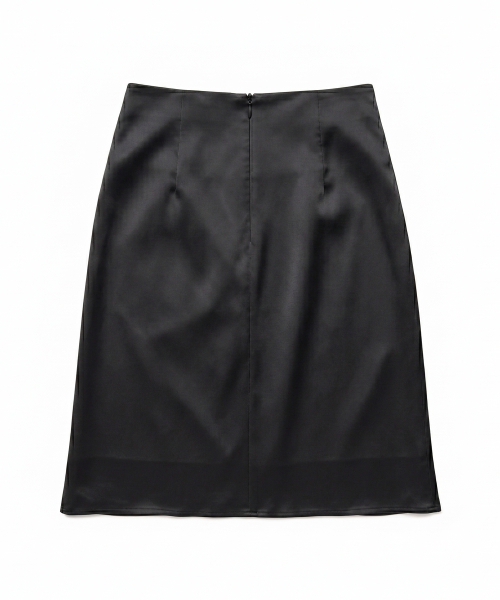 REORG(リオルグ)の「GIR SATIN MIDI SKIRT BLACK(スカート・レディース・その他・MEDIUM/LARGE/SMALL)」の5枚目の写真