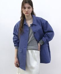 POCKET WORK JACKET - BLUE