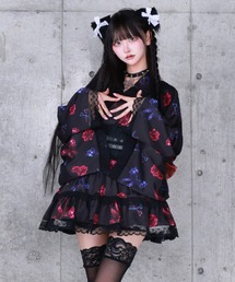 Amilige（アミリージュ）の「Devil Rose Bat浴衣ドレス（浴衣）」