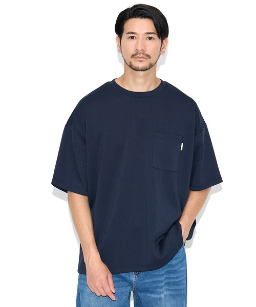 coca(coca)(コカ)の「\速乾・UVカット/ライトソフトジャージーポケット付きワイド半袖Tシャツ(Tシャツ/カットソー・メンズ・ホワイト/ネイビー/ライトグリーン/ライトグレー・L/XL/M)」の10枚目の写真