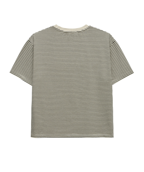 THEN OUR(デンアワー)の「ピグメントストライプクロップ半袖Tシャツ(クリーム)(Tシャツ/カットソー・メンズ・その他・X-LARGE/LARGE/MEDIUM)」の9枚目の写真
