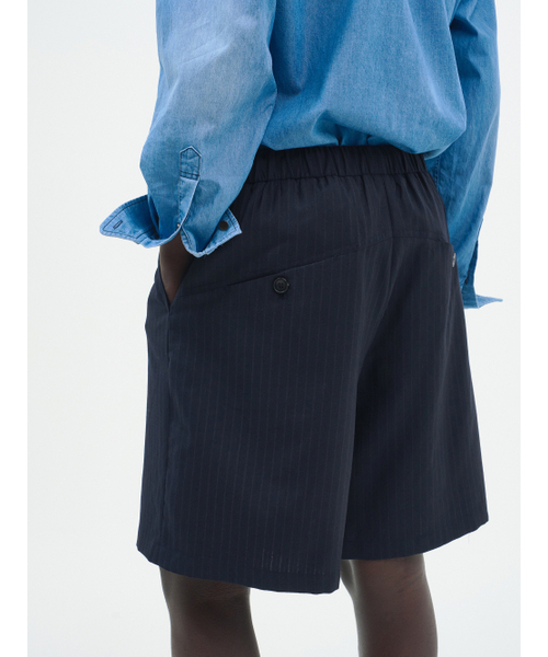 POKER FACE（ポーカーフェイス）の「BANDING BERMUDA PANTS WOOL SILK（その他パンツ・メンズ・その他・1/2/3）」の4枚目の写真