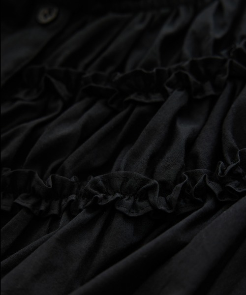 crinkle crinkle crinkle(クリンクルクリンクルクリンクル)の「【crinkle crinkle crinkle】別注コットンブラウス(シャツ/ブラウス・レディース・ブラック/ホワイト・FREE)」の14枚目の写真