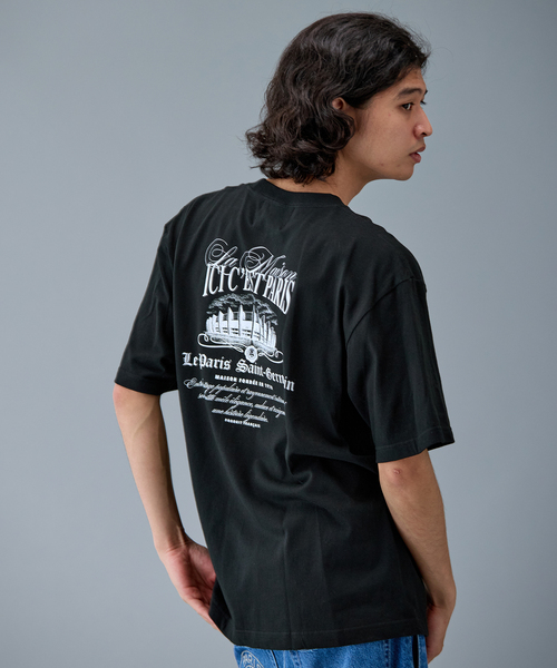 PARIS SAINT-GERMAIN(パリサンジェルマン)の「【Paris Saint-Germain / パリ・サン=ジェルマン】ICP TOKYO TEE Domaine(Tシャツ/カットソー・メンズ・ホワイト/ブラック・MEDIUM/LARGE/X-LARGE)」の3枚目の写真
